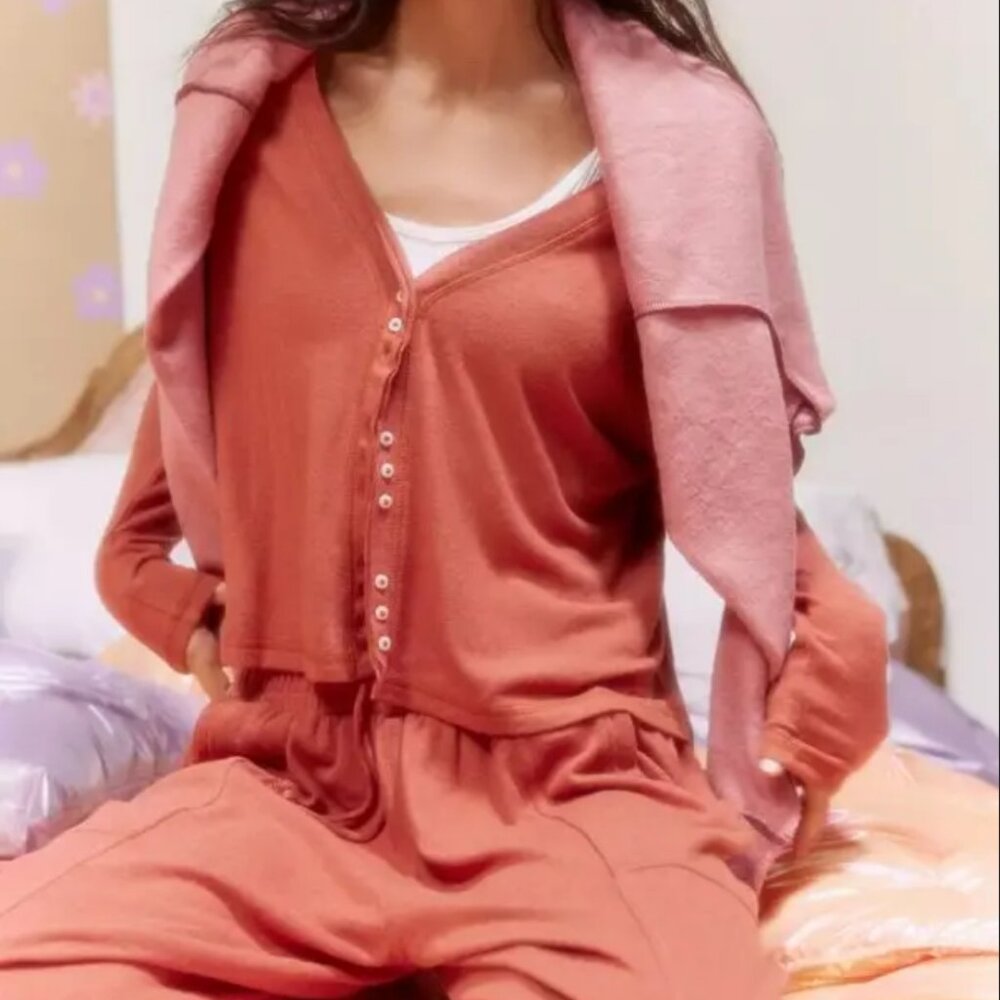 NWOT Urban Outfitters Out from Under Chloe Button Up Top